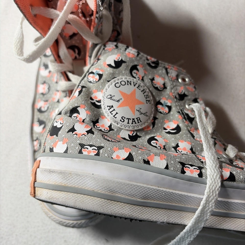 Converse Chuck Taylor All Star Hi Penguin Sneakers  Sz 6